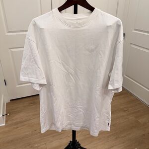 Psycho Bunny Oversized Heavy Cotton T-Shirt White Mens XL